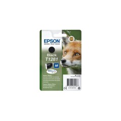 Epson T1281 Black Ink Cartridge - 185 Pages of Crisp Prints | C13T12814012 - High Quality & Reliable Performance